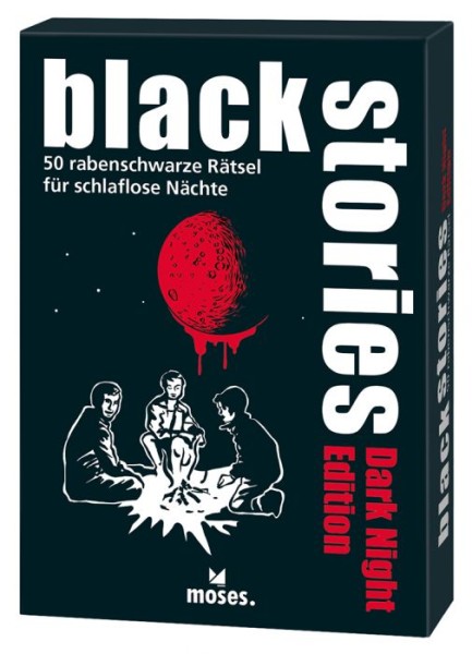 Moses Verlag - Black Stories Dark Night Edition - 50 rabenschwarze Rätsel