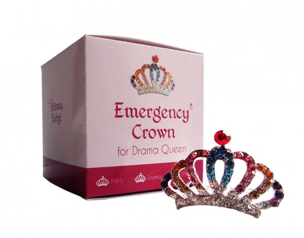Liebeskummerpillen - Mini-Krone Haarspange - Emergency Crown - K