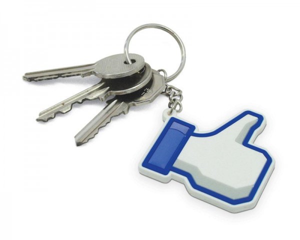 Schlüsselanhänger - Gefällt Mir - Facebook - Like Keychain