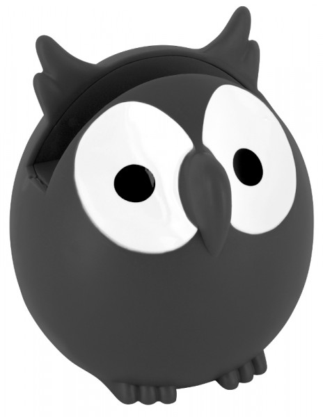Pylones - Brillenhalter Eule - Owl - Brillen-Ablage - schwarz