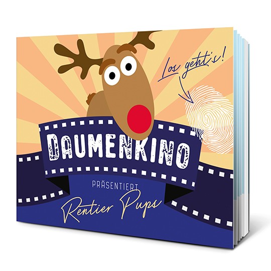 Liebeskummerpillen - Mini-Daumenkino - Weihnachten - Rentier-Pups 40 Seiten