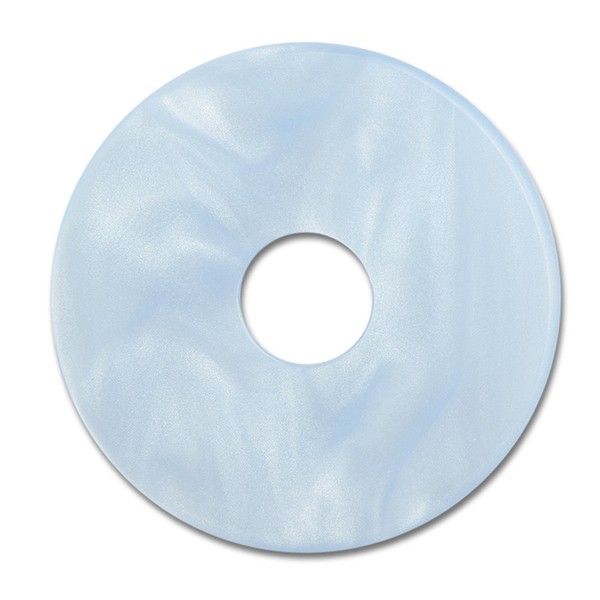 Ring Ding - Scheibe für Ringe - Aquarell acryl 28mm eisblau
