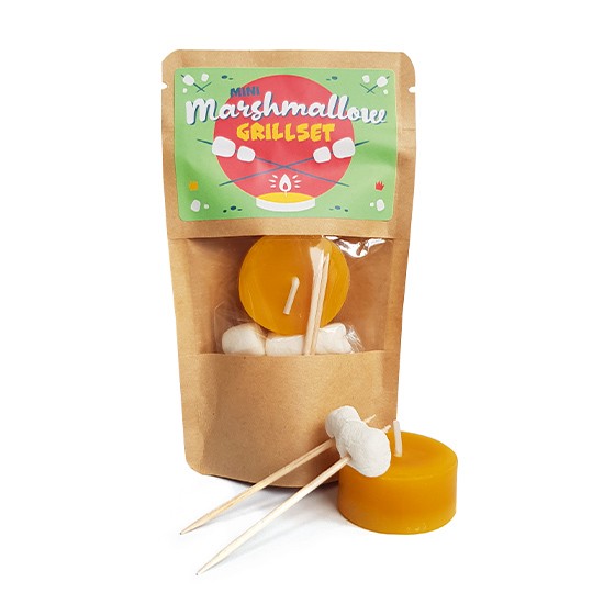 Liebeskummerpillen - Mini Marshmallow Grillset - Kleiner Grillabend zu Zweit