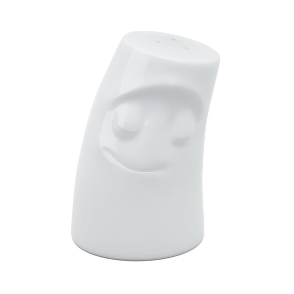 TV Tassen - Salzstreuer mit Gesicht aus Porzellan - Verschmust