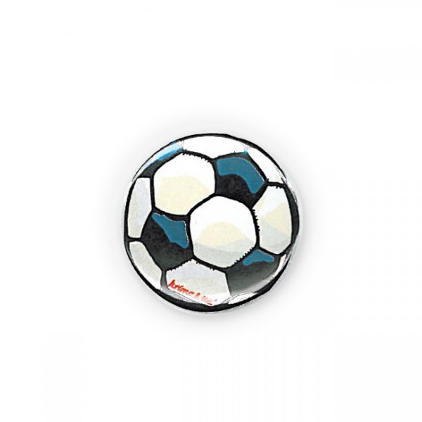 krima & Isa - Anstecker Button - Fußball 2,5 cm