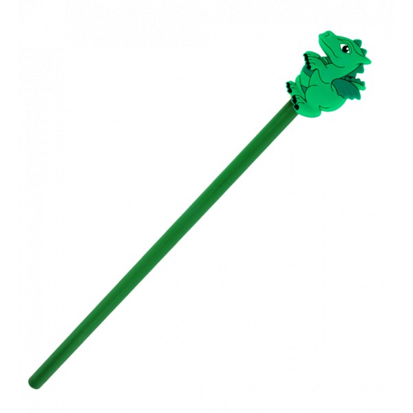 Pylones - Bleistift mit Aufsatz - Anipencil - Grüner Drache