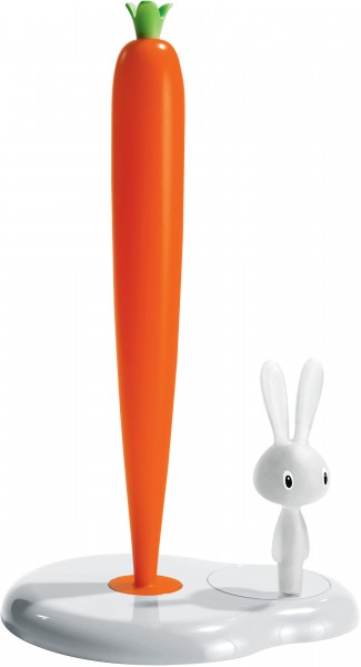 Alessi - Küchenrollenhalter - Bunny & Carrot - weiß