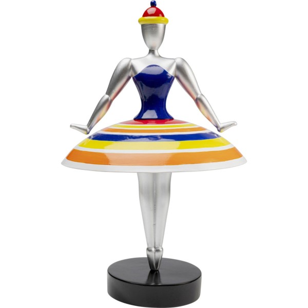 Kare Design - Deko-Figur Statue - Primaballerina - Stripes Streifen bunt