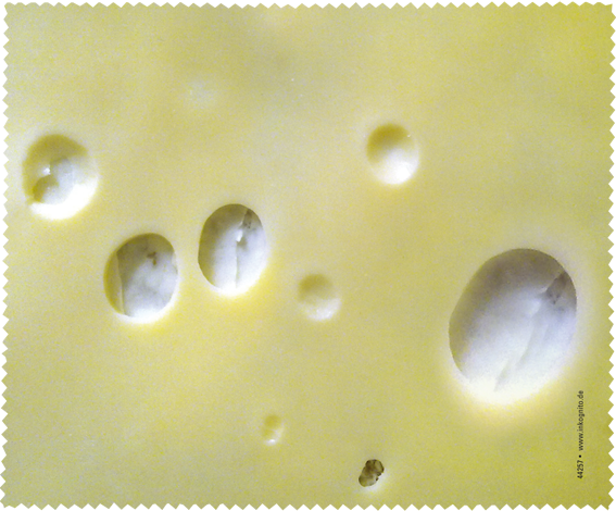 Brillenputztuch - Mikrofasertuch - Putzige Lappen - Käse