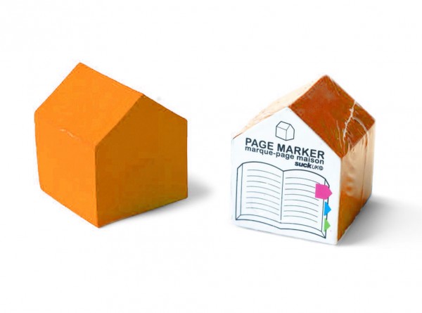 S.Uk - Klebezettel - Index-Marker - House Page Markers orange