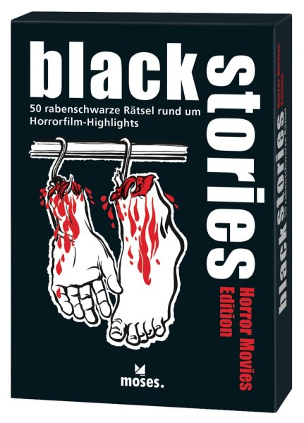 Moses Verlag - Black Stories Horror Movies Edition - 50 rabenschwarze Rätsel