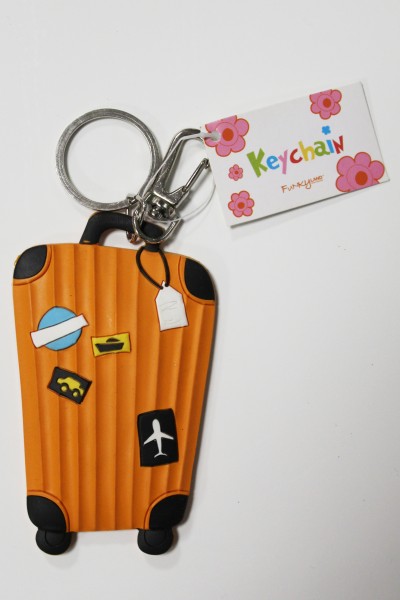 Schlüsselanhänger - Funky Land Key Chain - Reisekoffer orange