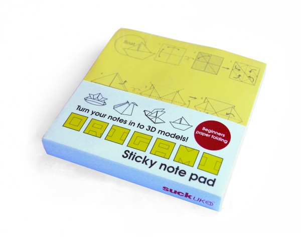 S.Uk - Notizblock mit Origami - Sticky Note Pad