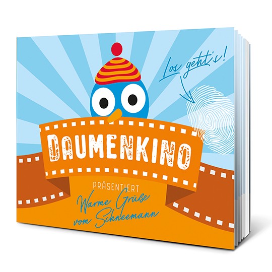 Liebeskummerpillen - Mini-Daumenkino - Winter - Warme Grüße vom Schneemann 40 Seiten