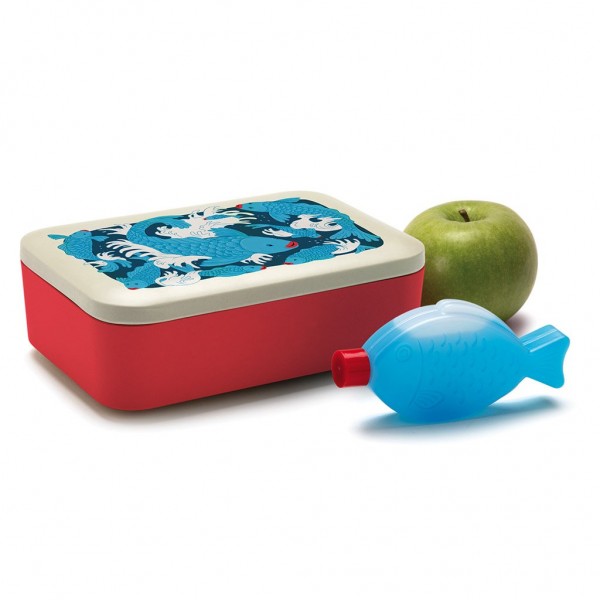 Monkey Business - Lunchbox mit Kühlakku - Good to Go - Fisch Blue Fish