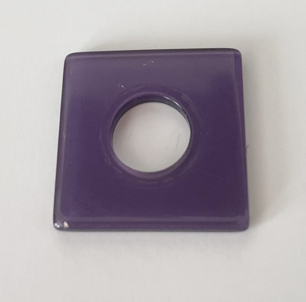 Ring Ding - Wende-Scheibe für Ringe - quadratisch lila grau