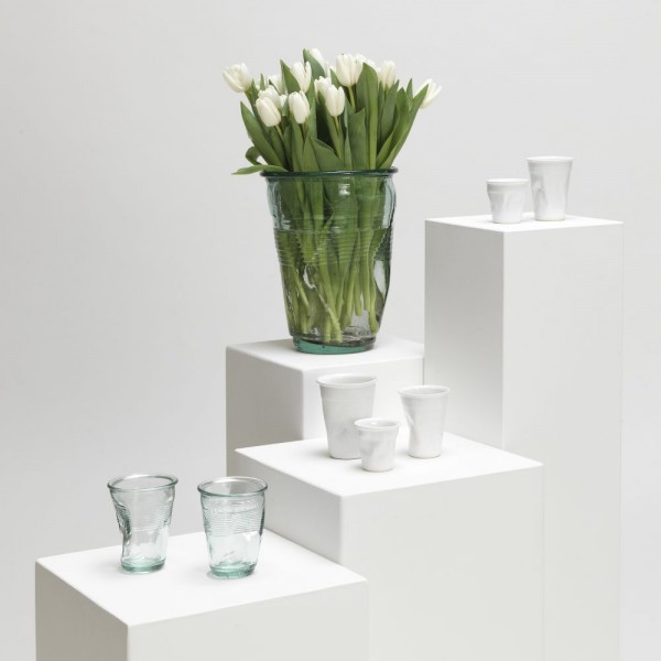 Knickvase - Vase mit Knick - Sektkühler